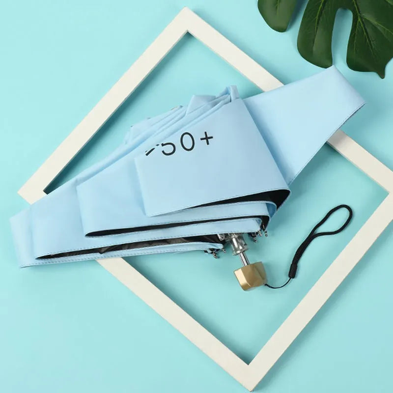 Outdoor Mini Sun Umbrella UV Protection Ultralight Folding Five-fold Umbrella Sunshade Umbrella