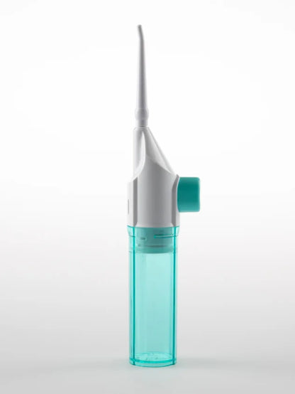 1PC Portable High-Pressure Oral Irrigator Manual Water Flosser Toothpick Style Deep Cleaning Gums & Teeth Care